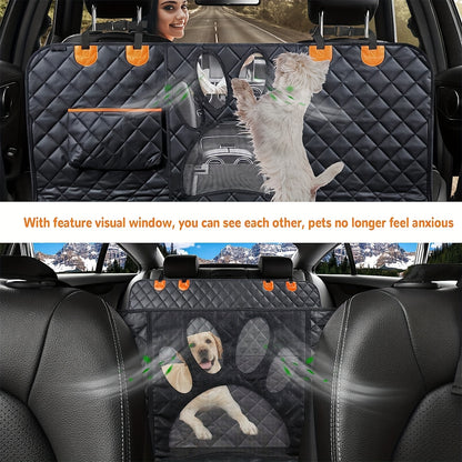 Dog Car Seat Cover for Back Seat – 100% Waterproof Protection and Comfort for Your Pet