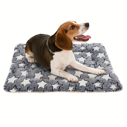 Winter Warm Soft Dog Crate Mat – Cozy Thickened Dog Bed Mat for Medium Dogs