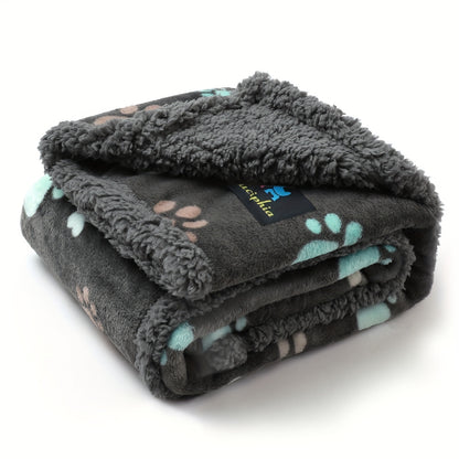 Sherpa Fleece Dog Blanket – Cozy, Durable, and Perfect for All Breeds