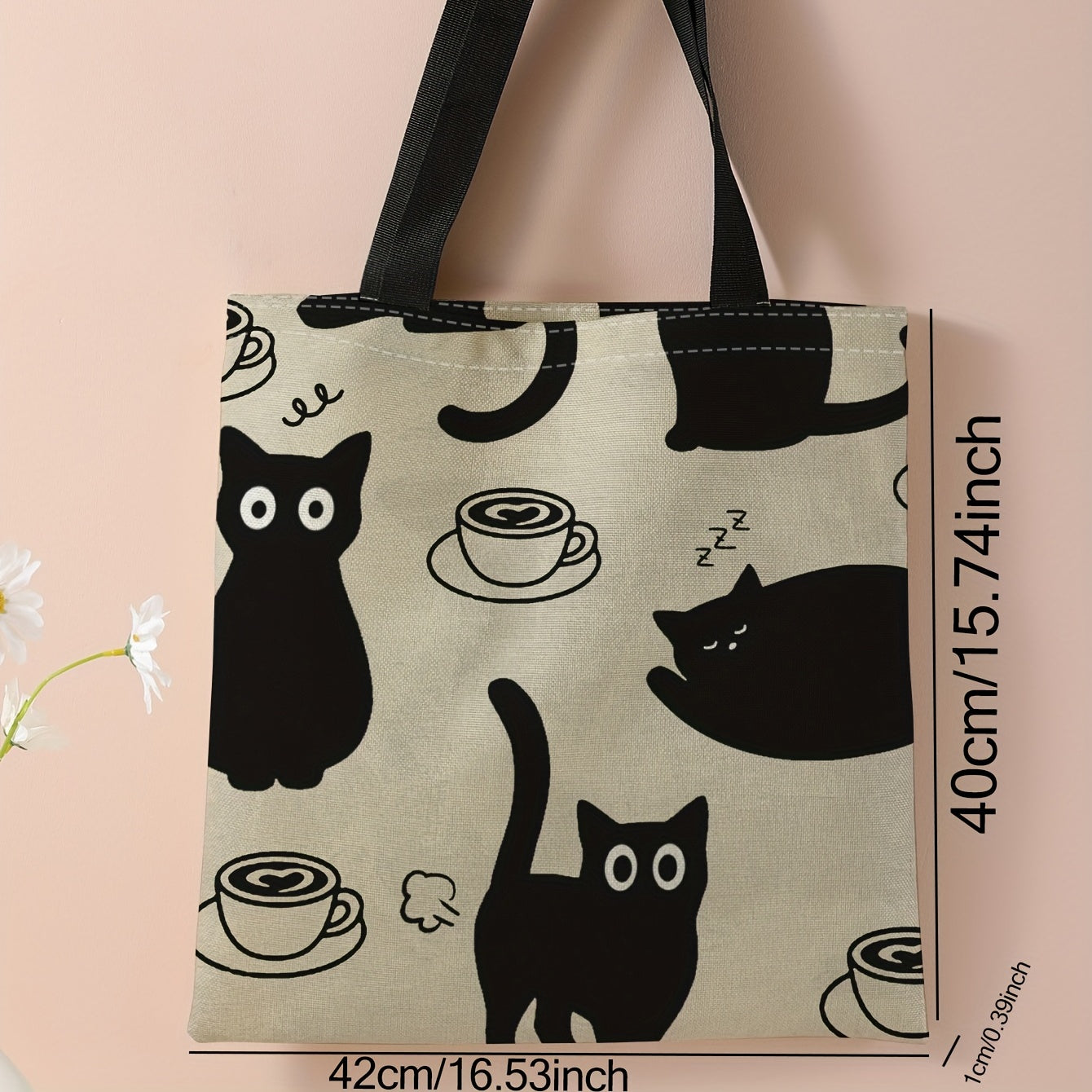 Kawaii Cute Cartoon Print Tote Bag