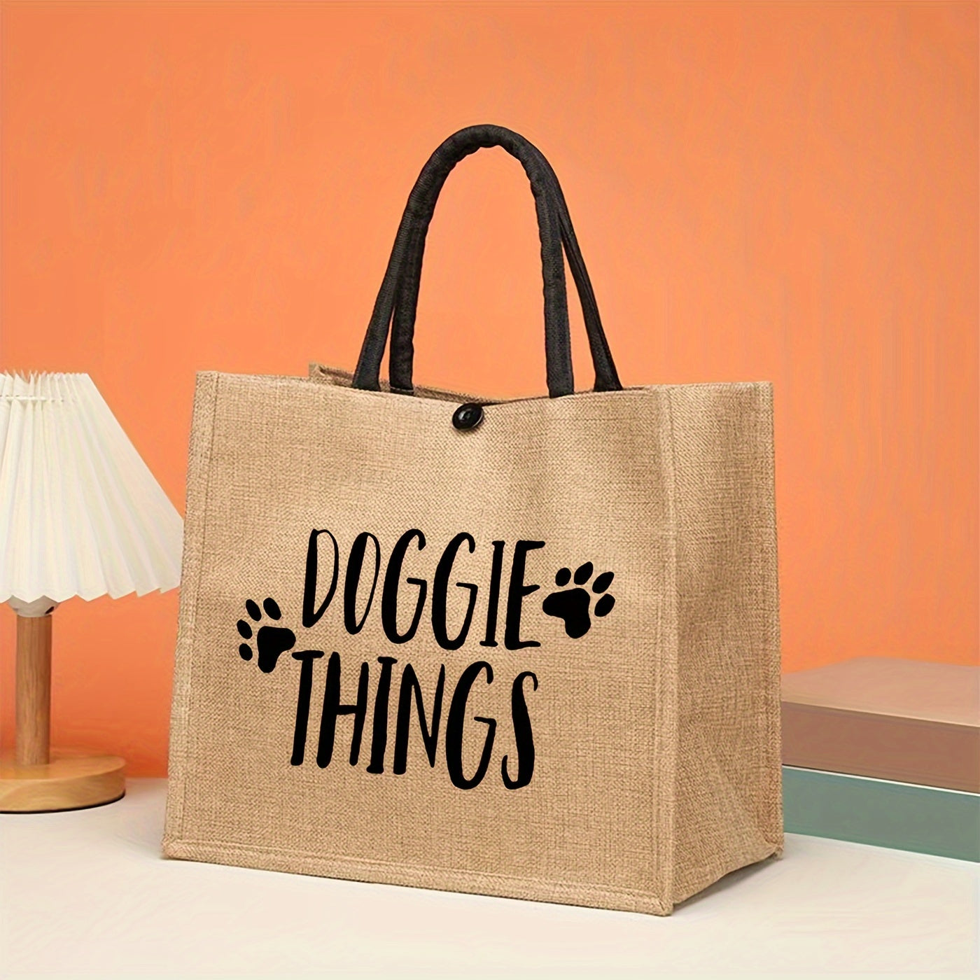 Linen Tote Bag for Women – The Perfect Gift for Dog Lovers