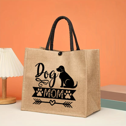 Linen Tote Bag for Women – The Perfect Gift for Dog Lovers