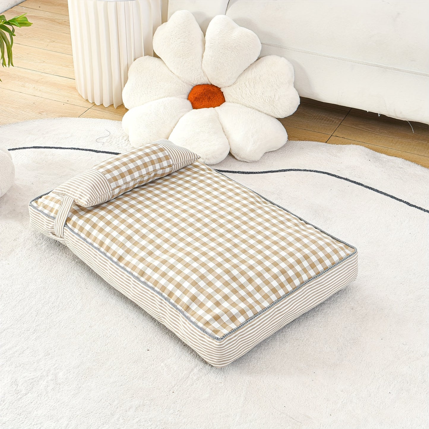 Thick Plaid Pet Mat – Cozy and Stylish Bed for Your Pets