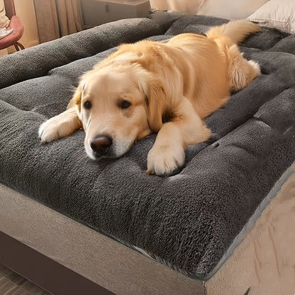 Extra-Thick Plush Dog Bed Mat – Cozy Comfort for Your Furry Friend