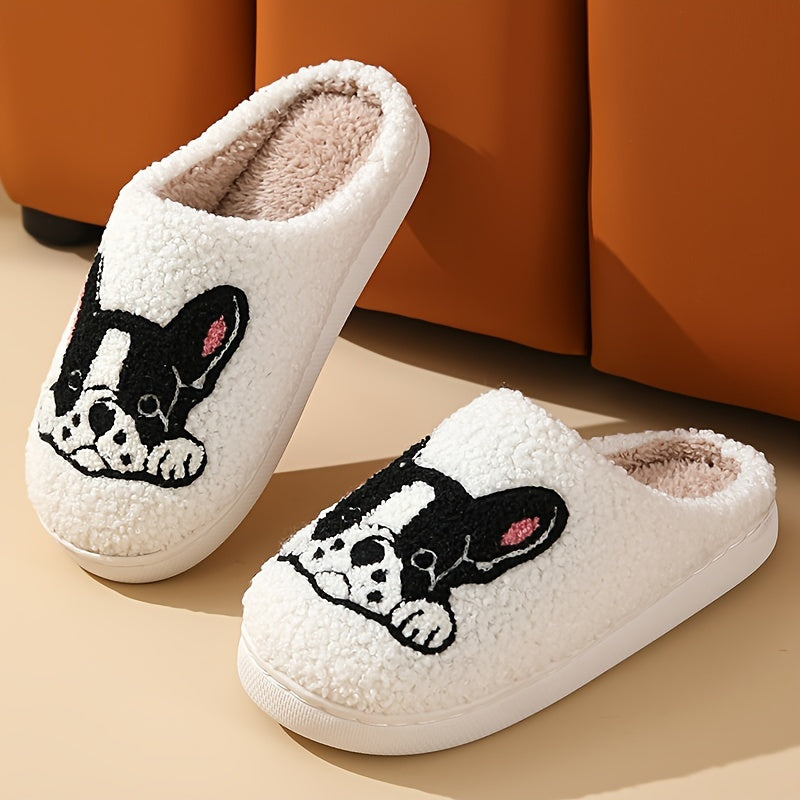 Cozy French Bulldog Slippers – Warmth and Comfort for Women & Couples