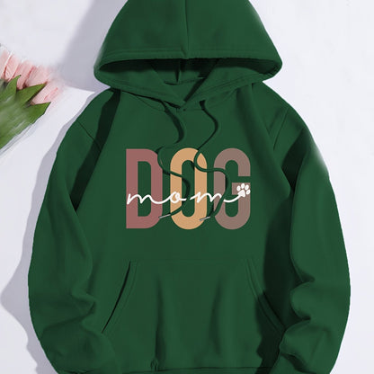 Dog Mom Print Hoodie – Cozy and Stylish for Every Proud Pet Parent