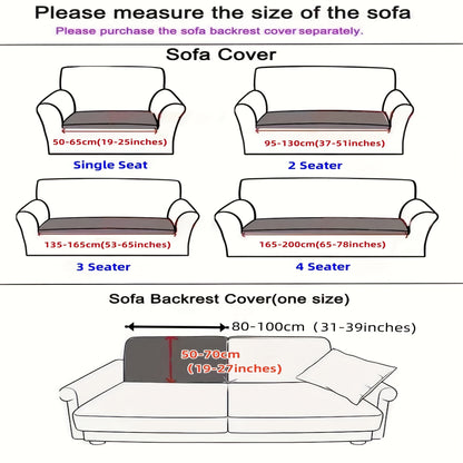 Stretch Sofa Cover with Anti-Slip Backing – Modern Velvet Couch Protector for Pets