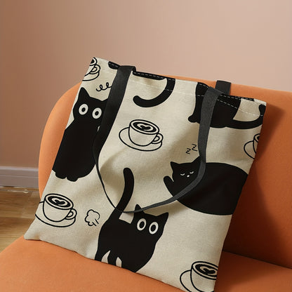 Kawaii Cute Cartoon Print Tote Bag