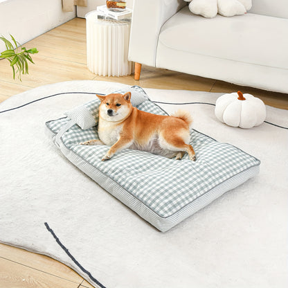 Thick Plaid Pet Mat – Cozy and Stylish Bed for Your Pets