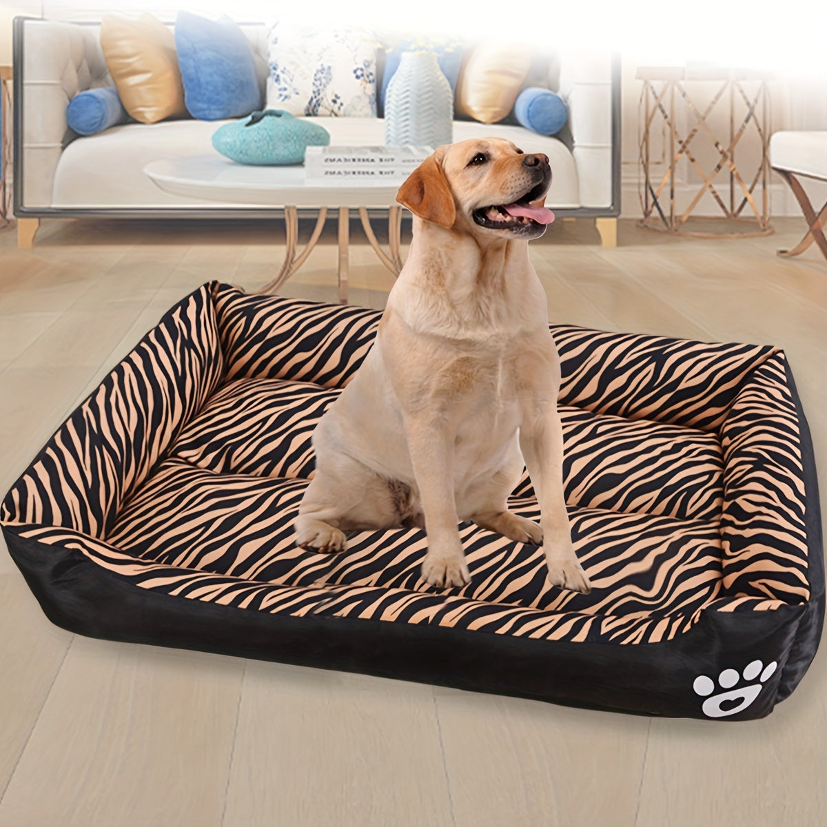 Plush Comfort Dog Bed Mat – Versatile and Cozy Rectangle Pet Bed